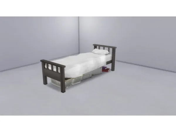 Maxis Match Clutter Bed by kady301 - The Sims 4 Custom Content