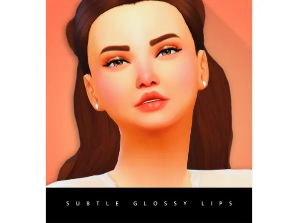 Maxis Match SUTBLE GLOSSY LIPS by crazycupcakefr13 - The Sims 4 Custom Content