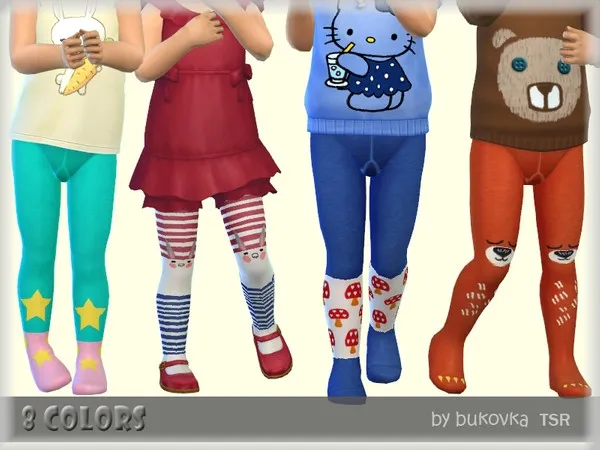 Alpha Tights Toddler - The Sims 4 Custom Content