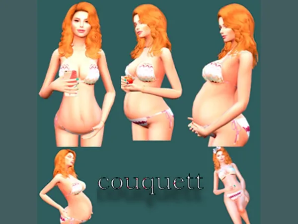 Alpha PREGNANCY POSES - The Sims 4 Custom Content