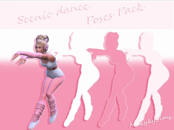 Alpha Poses Scenic dance - The Sims 4 Custom Content