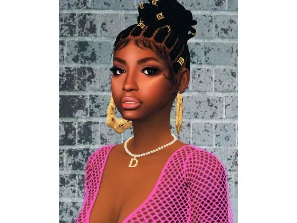 Alpha xxmoniquesimsxx Vintage Door Knocker Earrings by simsfinds - The Sims 4 Custom Content