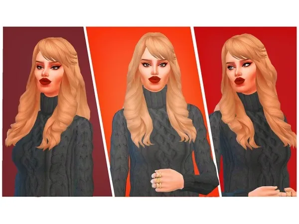 Maxis Match simplifiedsimi Aurora Hairstyle - The Sims 4 Custom Content