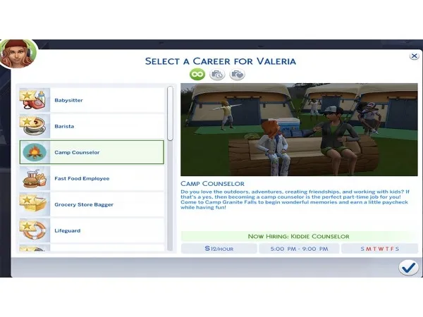 Maxis Match Sims 4 Teen Job Career Set by MesmericSimmer - The Sims 4 Custom Content