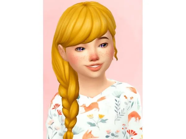 Maxis Match salttry SYDNIE BRAIDS V3 - The Sims 4 Custom Content