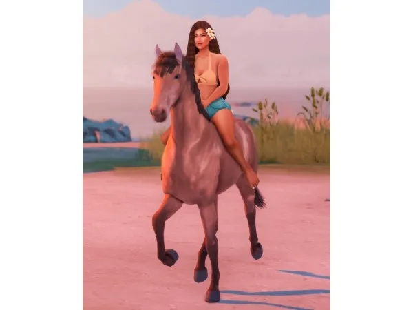 Maxis Match katverse My Horse And Me Pose Pack - The Sims 4 Custom Content