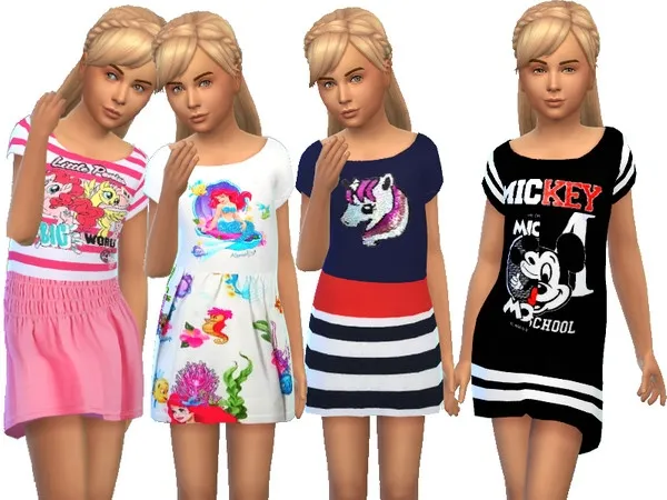 Alpha Disney dress Get Together needed - The Sims 4 Custom Content