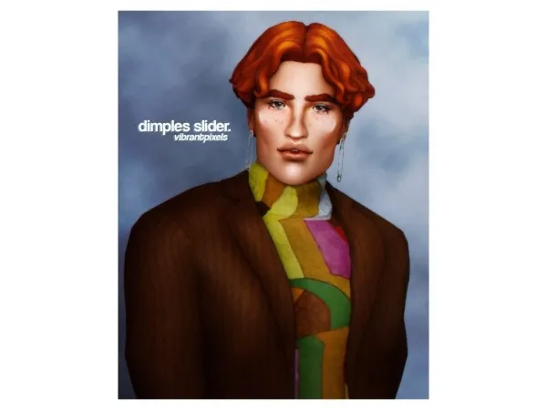 Maxis Match vibrantpixels dimples slider - The Sims 4 Custom Content