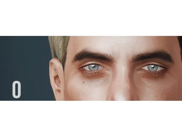 Eye Socket Depth Slider simtanico - The Sims 3 Custom Content