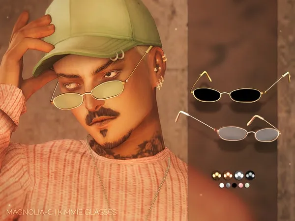 Alpha Magnolia C Kimmy Glasses - The Sims 4 Custom Content