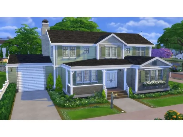 Maxis Match Colby Legacy Home 4 BR 3 BA by CarlDillynson - The Sims 4 Custom Content
