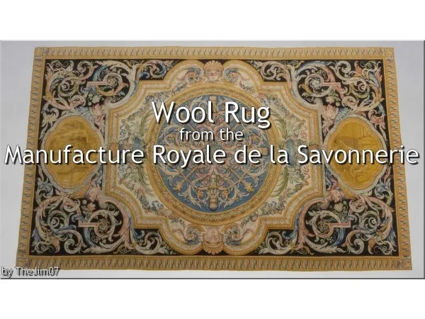 Maxis Match XVIIth century rug by TheJim07 - The Sims 4 Custom Content