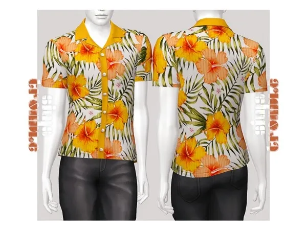 Maxis Match BACK TO SULANI SHIRT by simstrouble - The Sims 4 Custom Content