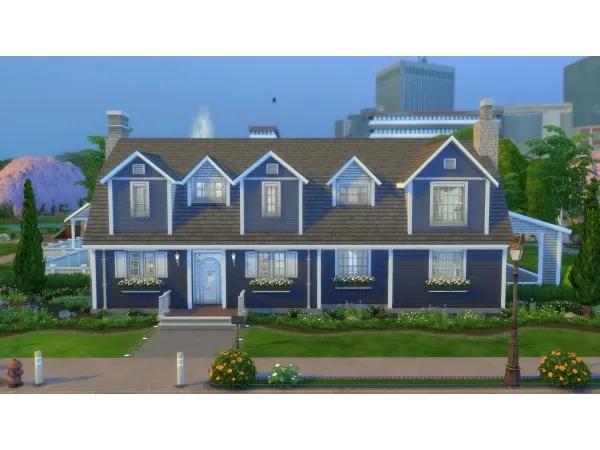 Maxis Match Riverson Legacy Home 5 BR 3 BA by CarlDillynson - The Sims 4 Custom Content