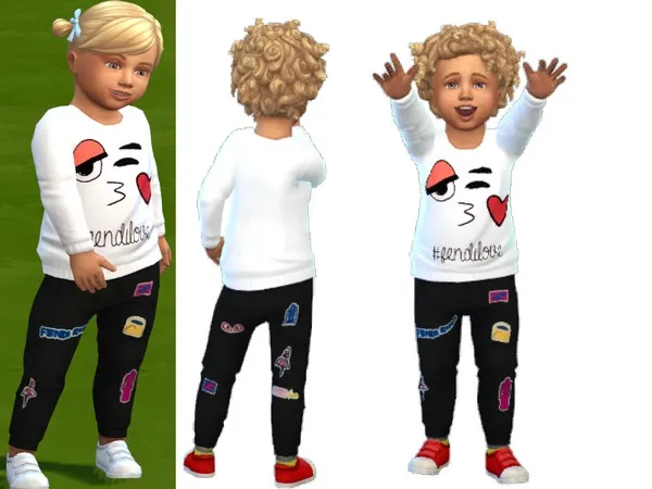 Alpha Outfit for toddlers Cats and Dogs needed - The Sims 4 Custom Content