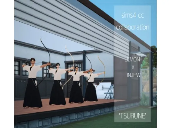 Alpha [Sims4 Collaboration] LEMON x INJEW TSURUNE - The Sims 4 Custom Content