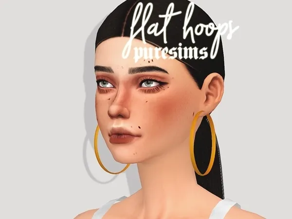 Maxis Match flat hoops - The Sims 4 Custom Content