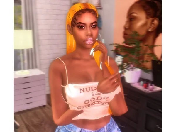 Alpha llama by kiegross - The Sims 4 Custom Content