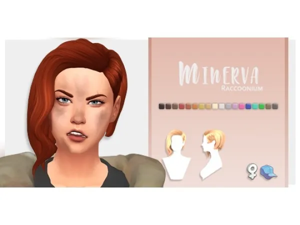 Maxis Match [Raccooned] Minerva - The Sims 4 Custom Content