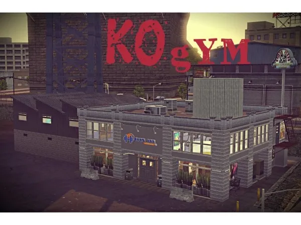 simsmidgen KO Gym - The Sims 3 Custom Content