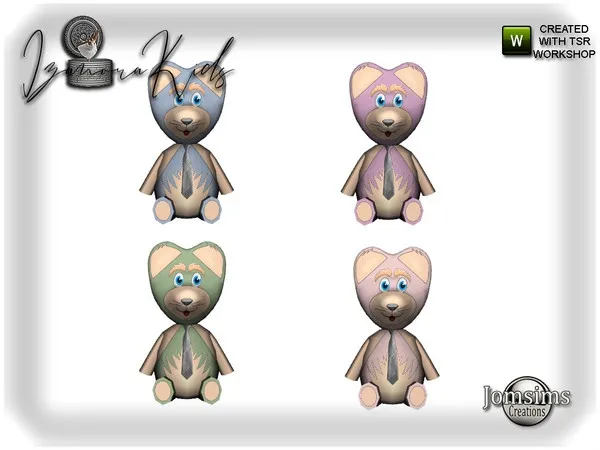Izanora kids bedroom part 2 toy fox - The Sims 4 Custom Content