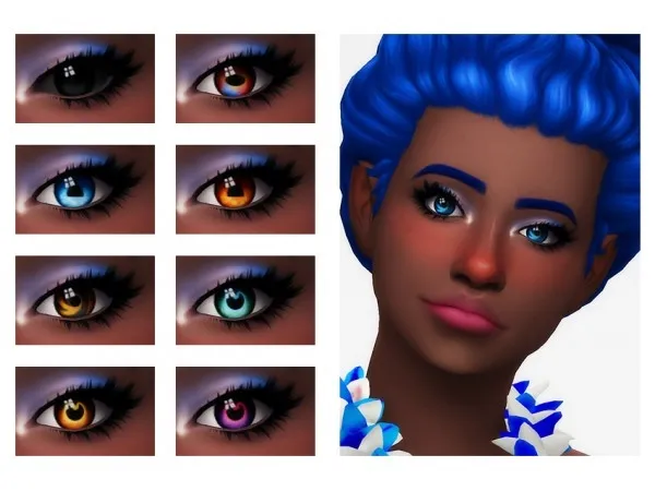 Maxis Match noodlescc Clarity Mermaid Eyes - The Sims 4 Custom Content