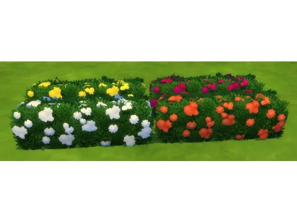 Maxis Match EroSims Ixora Bush Recolor - The Sims 4 Custom Content