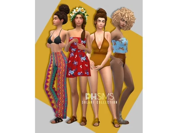 Maxis Match phsims SULANI COLLECTION - The Sims 4 Custom Content