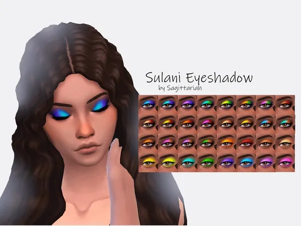 Alpha Sulani Eyeshadoow - The Sims 4 Custom Content
