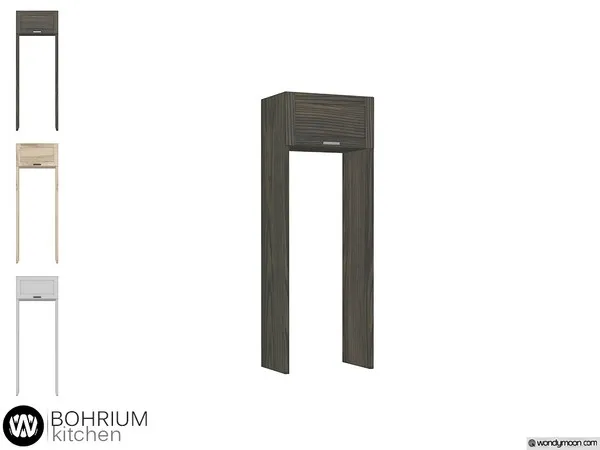 Bohrium Refrigerator Cabinet - The Sims 4 Custom Content