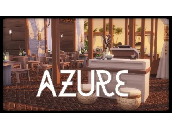 Maxis Match simshomedesign Sulani Hotspots Miniseries Part One AZURE - The Sims 4 Custom Content