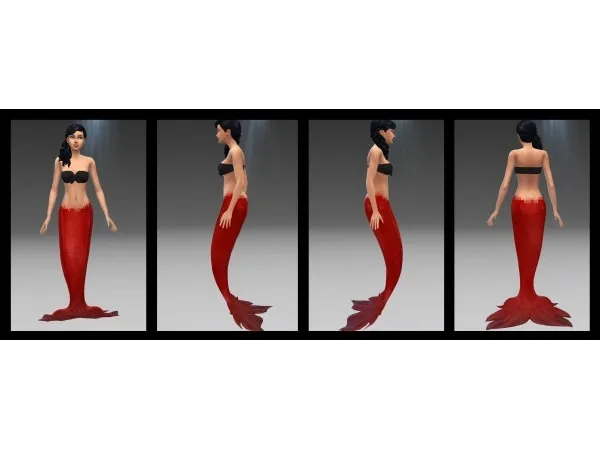 Maxis Match MermaidMerman Tail by NintendoLover13 - The Sims 4 Custom Content