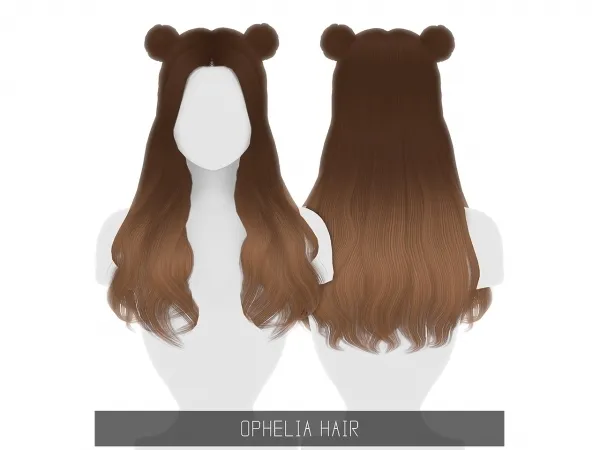 Alpha OPHELIA HAIR TODDLER CHILD - The Sims 4 Custom Content