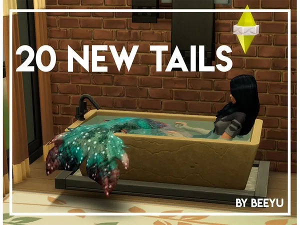 Maxis Match 20 new mermaid tails - The Sims 4 Custom Content