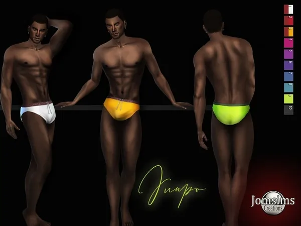 Alpha juapo swimsuit - The Sims 4 Custom Content