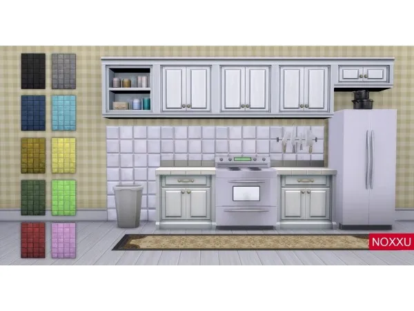 Maxis Match Kitchen Backsplash (Simple Tile) by rynnmenner - The Sims 4 Custom Content