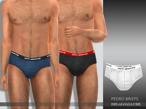 Alpha Belaloallure_Pedro briefs - The Sims 4 Custom Content