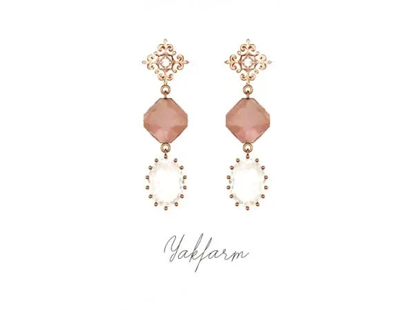 Alpha yakfarm Antique Earring - The Sims 4 Custom Content