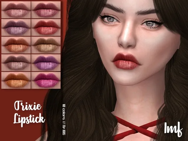Alpha IMF Trixie Lipstick N186 - The Sims 4 Custom Content