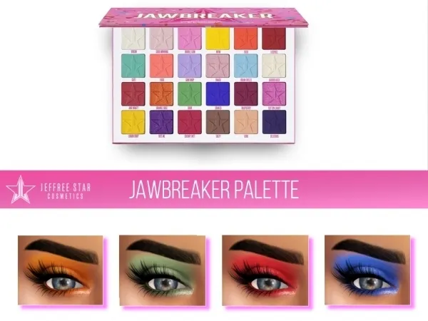 Alpha JEFFREE STAR JAWBREAKER PALETTE - The Sims 4 Custom Content