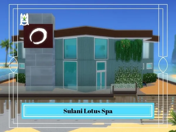 Alpha Sulani Lotus Spa by auvastern - The Sims 4 Custom Content