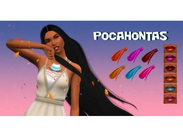 Alpha infinity5ims Disney Princess Collection V2 Pocahontas - The Sims 4 Custom Content