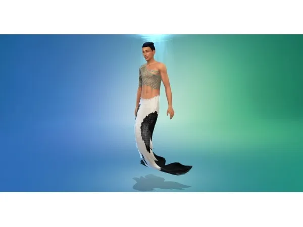 Maxis Match Island Living Koi Mermaid tails by Nenschan - The Sims 4 Custom Content