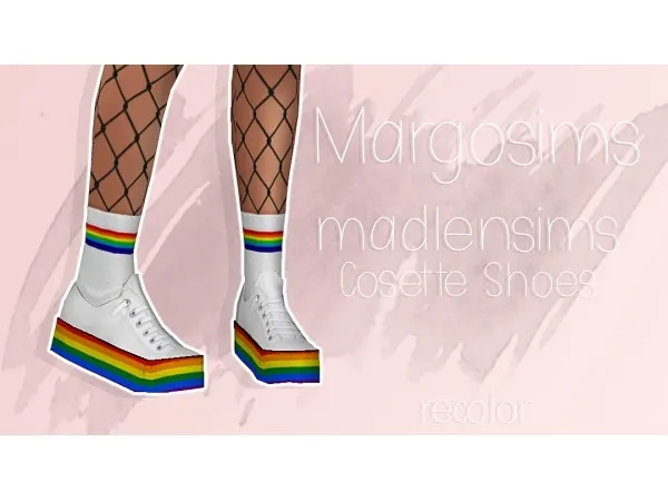 Maxis Match margosims Cosette Shoes recolor madlensims - The Sims 4 Custom Content