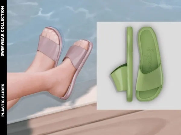 Alpha Plastic Slides - The Sims 4 Custom Content