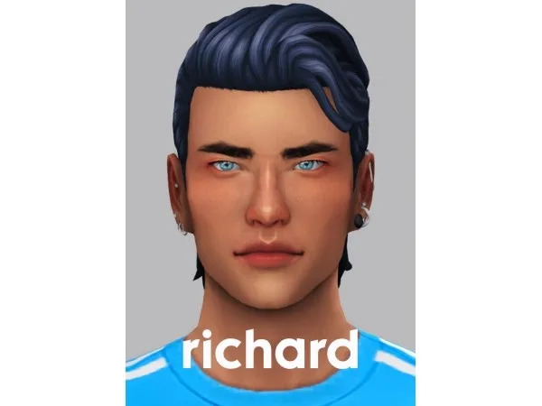 Maxis Match vevesims Richard Hair - The Sims 4 Custom Content