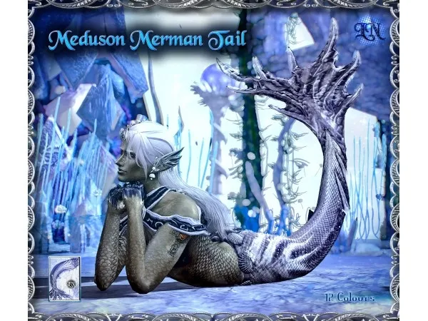 Maxis Match lunanelfeah Meduson Merman Tail - The Sims 4 Custom Content
