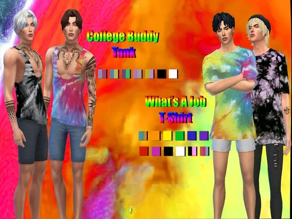 College Buddy Tank Seasons needed - The Sims 4 Custom Content