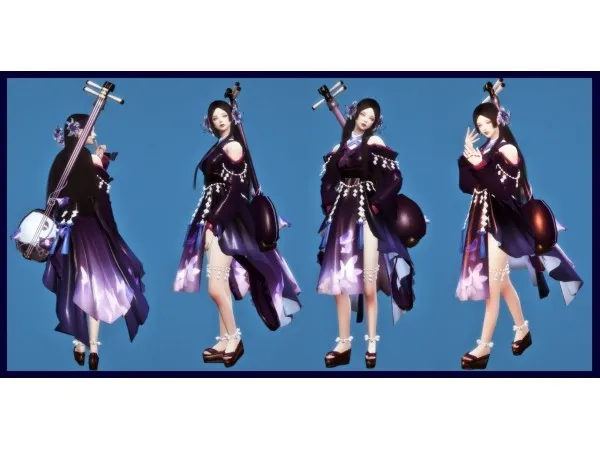 Alpha zouyousims And the wind oboro month - The Sims 4 Custom Content