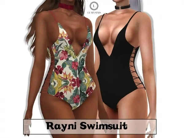 Alpha Rayni Swimsuit by lumysims - The Sims 4 Custom Content
